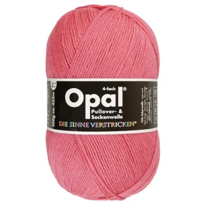 Image of Frida&#039;s Wollhaus Opal 100 g Plain 4 Ply Sock Yarn Stockings Knitting Felt Free Wool 35 Colours (9940 Fairy Pink)