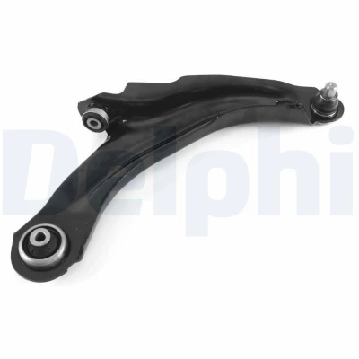 Image of 545042644R, 545048658R Suspension Arm DELPHI TC4646 with ball joint Front Axle Right Control Sheet Steel RENAULT: Zoe