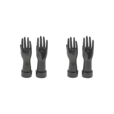 Image of Adoorniequea 2 set 1 Pair Female Mannequin Hand for Jewelry Bracelet Gloves Display Black