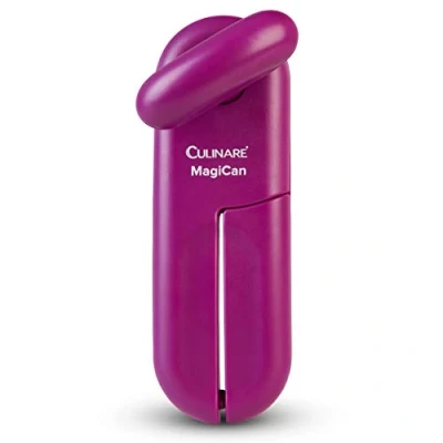Image of Culinare C10026 MagiCan Tin Opener, Purple, Plastic/Stainless Steel, Manual Can Comfortable Handle for Safety and Ease, Amazon Exclusive Colour Variant