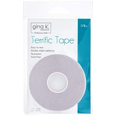 Image of GINA K Designs Terrific Tape Clear, 1/4 Inch x 27 Yards