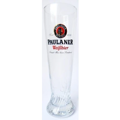 Image of Paulaner Beer Glasses 0,5 Litre, Pint, Set of 2 Glasses, New