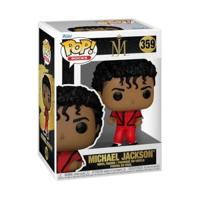 Image of Funko POP! Rocks: Michael Jackson (Thriller) Collectable Vinyl Figure Gift Idea Official Merchandise Toys for Kids &amp; Adults Music Fans Model Collectors and Display