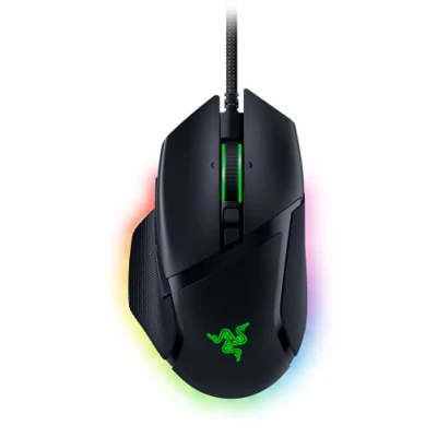 Image of Razer Basilisk V3 USB Gaming Mouse, 11 Buttons, 26000DPI Focus+ Sensor, Optical Switch, HyperScroll Tilt Wheel, Chroma Lighting, RZ01 04000100 R3M1, Black