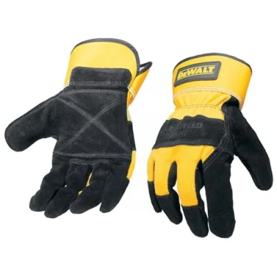 Image of Dewalt Rigger General Purpose Glove Black/Yellow, Large