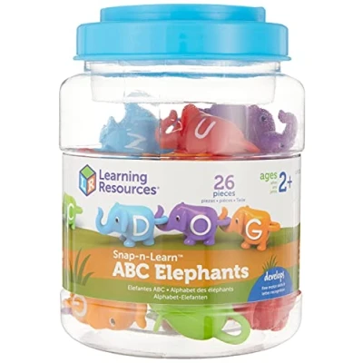 Image of Learning Resources Snap n Learn Abc Elephants