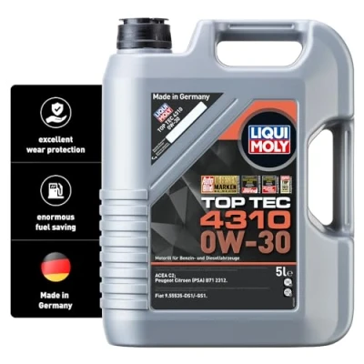 Image of LIQUI MOLY Top Tec 4310 0W 30 5 L Synthesis technology motor oil SKU: 2362