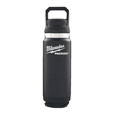 Image of Milwaukee 4932493468 Packout 1065ml Chug Lid Bottle Black