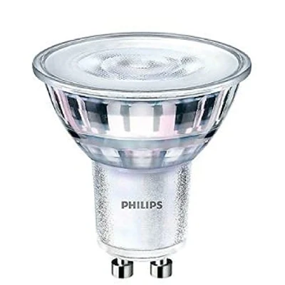 Image of Philips CorePro LED Spotlight, 5 W GU10 A+, Cool White Bulb Bulbs (Cool White, Silver, Translucent, 50/60, 25 mA, 220 V 240 V)
