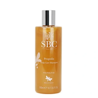 Image of SBC Skincare Propolis Scalp Care Shampoo 300ml Award Winning For Dry Or Itchy Men And Women Silicone Free SLS