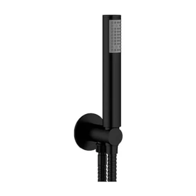 Image of Crosswater MPRO Wall Mount and Shower Head Matt Black