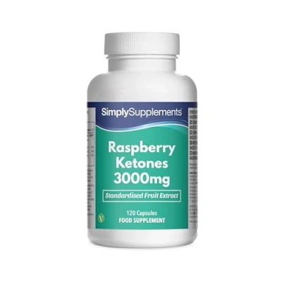 Image of Raspberry Ketones 3000mg 120 Capsules Vegan &amp; Vegetarian Friendly Manufactured in The UK