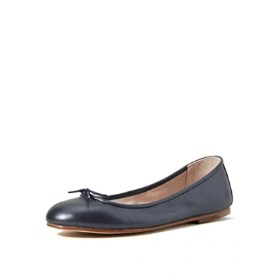 Image of Bloch Women&#039;s Fonteyn Ballet Flat, Navy, 4.5 UK