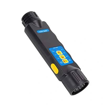 Image of ETUKER 13 Pin Trailer Light Plug &amp; Socket Wiring Circuit Tester, 12V Connector Cable Diagnostic Testing Tools for Caravan/RV/Trailer