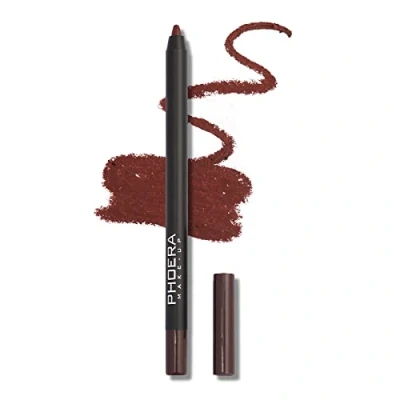 Image of AQUAPURITY PHOERA MATTE SUPER SMOOTH Pigmented Lip Liner Long lasting Smudge proof Pencil Waterproof Makeup Contour Lipliner (009 Dehli)