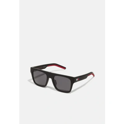 Image of Tommy Hilfiger Sunglasses, Men&#039;s, Size: 52, Matte black red
