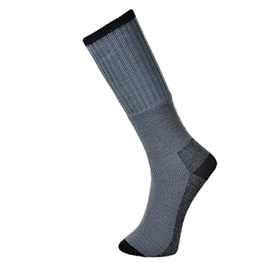 Image of Portwest Work Sock 3 Pack, Color: Grey, Size: 39 43, SK33GRR39 43