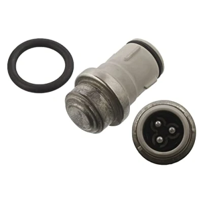 Image of 053919501, 053919501A, 53919501, 53919501A Coolant Temperature Sensor FEBI BILSTEIN 37608 grey with seal ring AUDI: Cabriolet B4, 80 B4 Avant