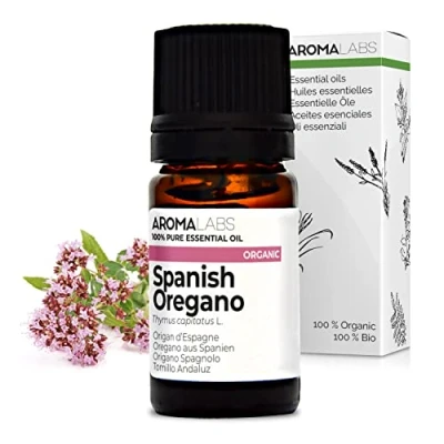Image of BIO Spanish Oregano Essential Oil 5mL 100% Pure, Natural, Chemotyped and AB Certified AROMA LABS (French Brand)
