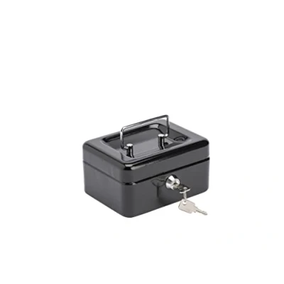 Image of Burg Wachter 6&quot; Cash Box Black, 152 x 80 115, CB01BK