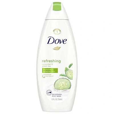 Image of Dove go fresh Body Wash, Cucumber and Green Tea, 12 oz