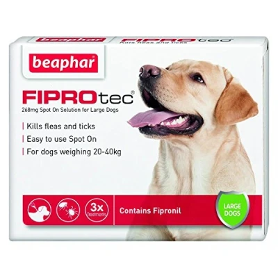 Image of Beaphar FIPROtec for Large Dogs, 3 pipettes
