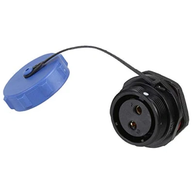 Image of PRO ELEC PELR0191 Circular Threaded Panel Mount Connector Socket, 2 Pole, IP68