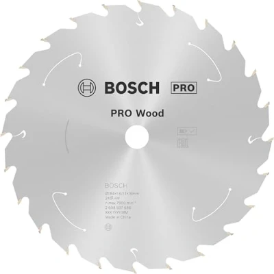 Image of Bosch Professional Circular Saw Blade Standard (for Wood, 184 x 16 1.6 mm, 24 teeth; Accessories: Cordless Saw)