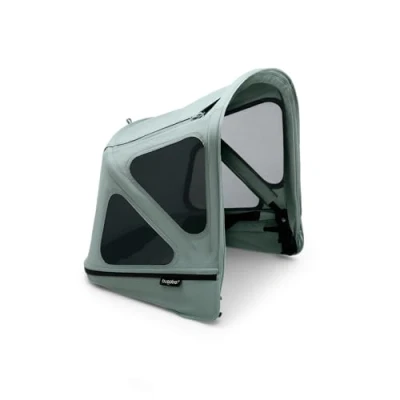 Image of Bugaboo Donkey breezy sun canopy PINE GREEN