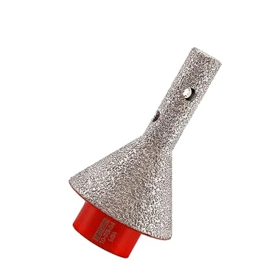 Image of DT DIATOOL Diamond Finger Bit 10 35mm Coated Milling for Tile Grinder Enlarging Polishing Holes on Porcelain Ceramic Granite Marble Countertop, M14 Thread