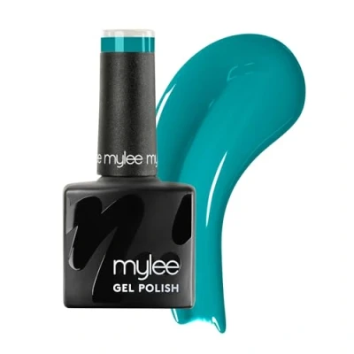 Image of Mylee Gel Nail Polish 8ml [The Real Teal ] UV/LED Soak Off Art Manicure Pedicure for Professional, Salon &amp; Home Use [Blue Range] Long Lasting Easy to Apply