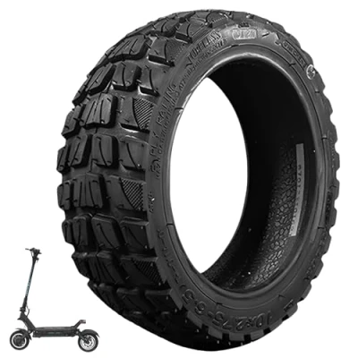 Image of BITUME Tubeless Semi Offroad Tyre for Speedway 5, Dualtron 3, E Cross Electric Scooter 10x2.75 6.5 Inch Anti Slip (Rim Diameter inches)