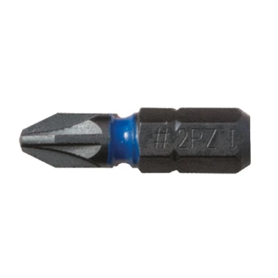 Image of C.K Blue Steel Impact Screwdriver Bit 25mm PZ3