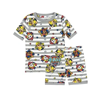 Image of Paw Patrol Boys Chase Marshall and Rubble Pyjamas Snuggle Fit Multicoloured Age 5 to 6 Years