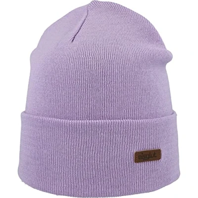 Image of Eisglut Tonio Cotton Beanie Hat, Flieder, One Size
