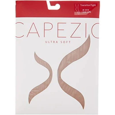 Image of Capezio Ultra Soft Transition Tight®, Tights For Women, Footless or Footed Women’s Dance Performance, Versatile &amp; Supportive Self Knit Waistband White, L XL (Large XL)