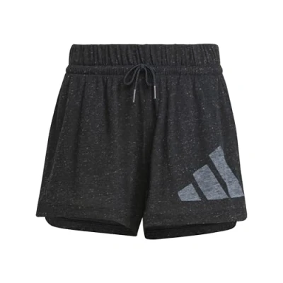 Image of adidas Girl&#039;s Essentials Shorts, Black/White, 7 8 Years