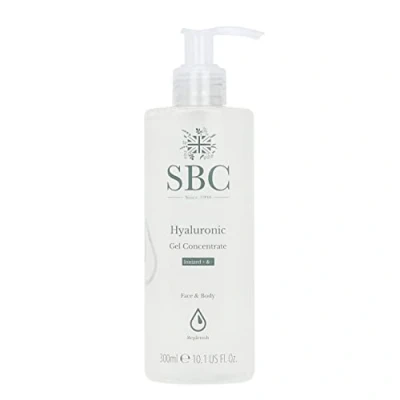 Image of SBC Skincare Hyaluronic Gel Concentrate 300ml Moisturiser For Face And Body Anti Ageing 20% Acid Vegan Friendly Moisturising