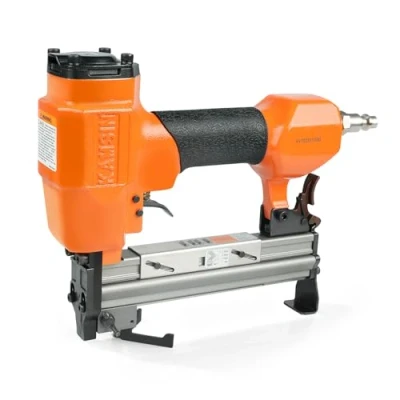 Image of Kamsin V1015 Pneumatic Picture Frame Nailer, Air V Nailer，7 15mm Nails, 30 Gauge, Power Wood Joiner, Framing Nail Gun for Frames (Kamsin Nailer)