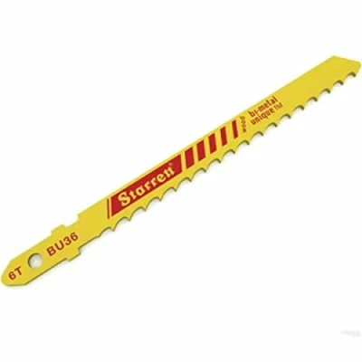 Image of Starrett Wood Cutting Jigsaw Blades 5 Pieces BU38 Unified Shank 8 Teeth Per Inch Bi Metal Fast Straight Cuts Saw Blade Set Compatible With Bosch Dewalt Hitachi Festool Milwaukee