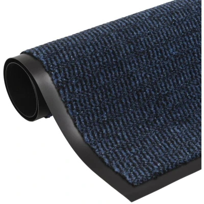 Image of vidaXL Dust Control Mat Rectangular Tufted 120x180 cm Blue