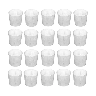 Image of AlcoFermBrew 20 x Cheese Mould 5x5cm 100g Ricotta Moulds Basket for Form