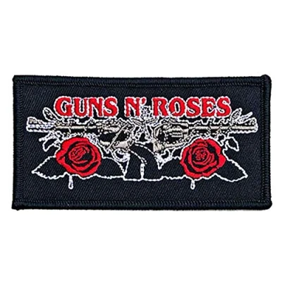 Image of Guns N Roses Patch Vintage Pistols Band Logo Official Black One Size