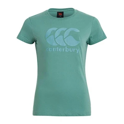 Image of Canterbury Women&#039;s Logo T shirt, Oil Blue, 12