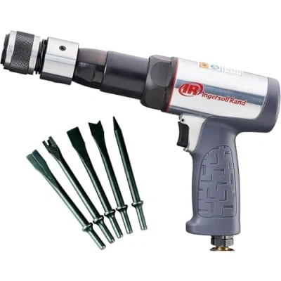 Image of Ingersoll Rand Air Hammer Kit 119MAXHK, Pneumatic with Long Hexagonal Barrel, for Motor Vehicles and Workshop Vehicles, 5 Chisels Case