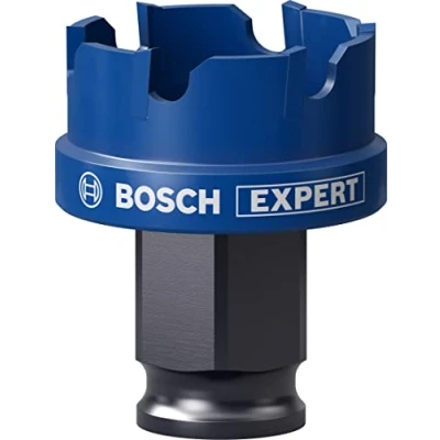 Image of Bosch 1x EXPERT Sheet Metal Hole Saw For Power Change Plus Systems (for Stainless Steel sheets, Ø 32 mm, Professional Accessory Rotary Drill/Drivers)