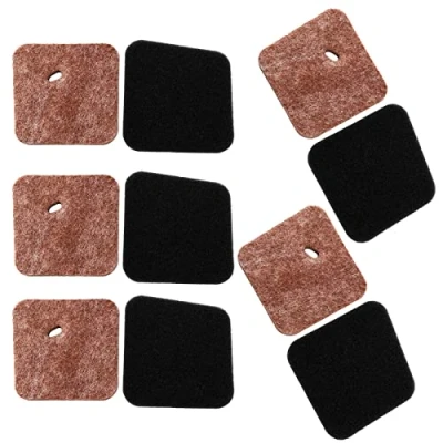 Image of LOCOPOW 5 pieces 4140 124 2800 air filter and pre cleaner replaces Stihl FC55 FS38 FS45 FS46 FS55 HL45 HS45 KM55