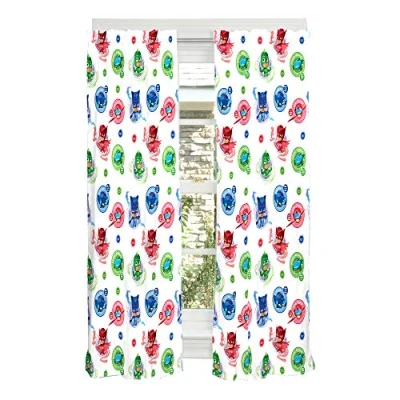 Image of Franco Drapes Set, Microfiber, Multicolour, 63&quot; W x 82&quot; L (Pack of 1)
