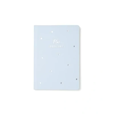 Image of Letts of London A6 Dots Week to View 22.23 Academic Diary ice Blue (23 031707)