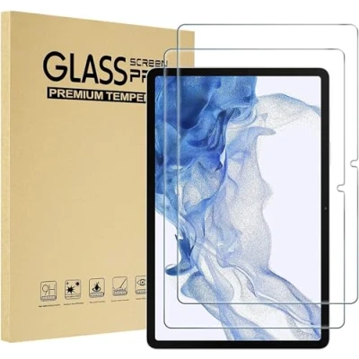 Image of PROTech [2 Pack Screen Protector for Samsung Galaxy Tab A8 10.5 inch SM X200/ X205 Bubble Free Tempered Glass Film Easy Installation